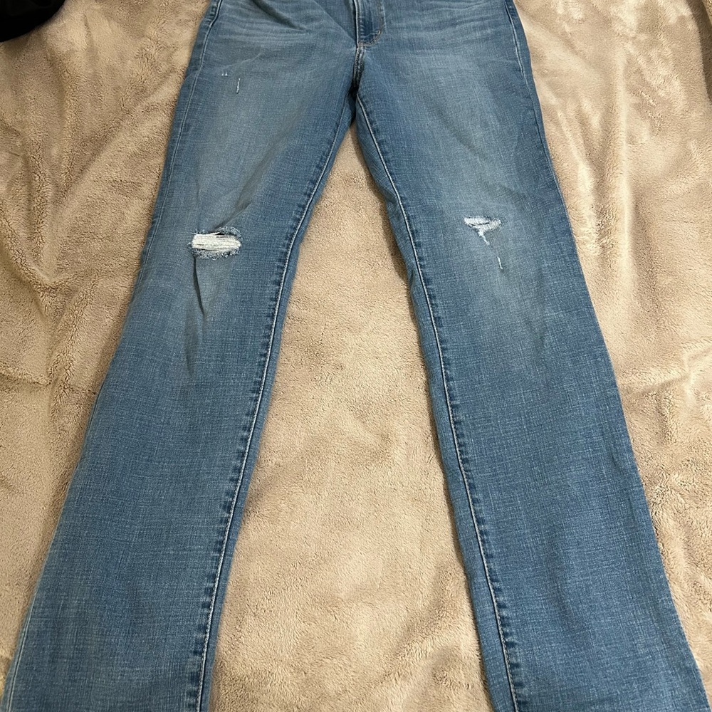 Levi's Blue Flare Wide Leg Jeans